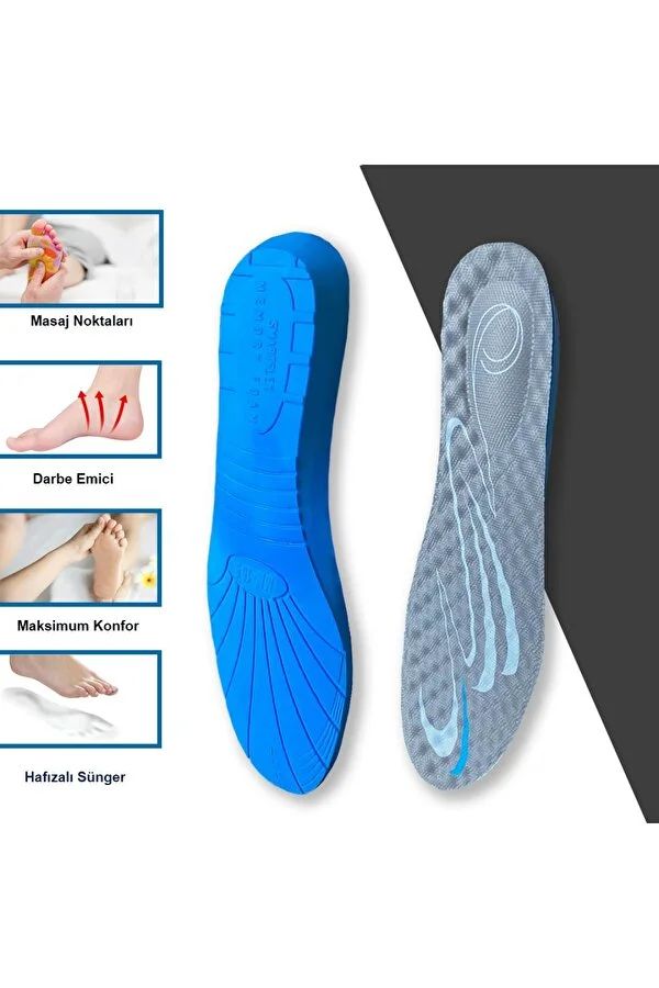 Yumuşak Memory Foam, Darbe Emici, Ortopedik, İç Tabanlık